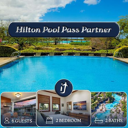 Hilton Pool Pass Included, Kolea - Luxe Penthouse Vila Waikoloa Exterior foto