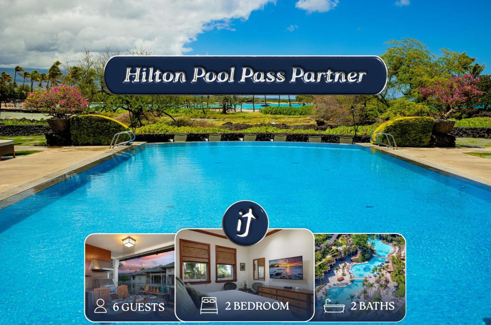 Hilton Pool Pass Included, Kolea - Luxe Penthouse Vila Waikoloa Exterior foto
